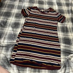 Wishful park, large, horizontal, striped loose fitting dress
